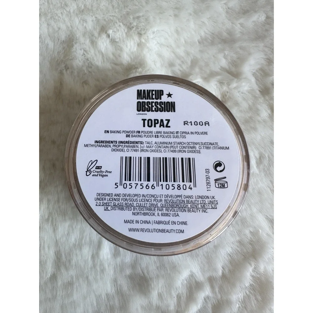 Revolution Beauty‎ MAKEUP OBSESSION PURE BAKE Baking Powder Shade TOPAZ 0.28 oz
